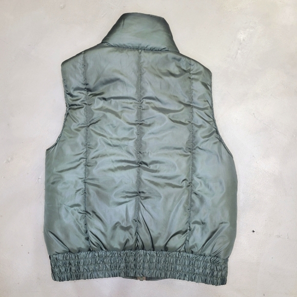 [NWOT] High Neck Padded Puffer Vest with Pockets Women Size 2 - Picture 6 of 9